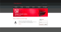 Desktop Screenshot of hedgrengallery.com