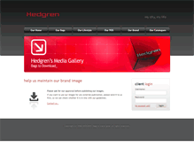 Tablet Screenshot of hedgrengallery.com